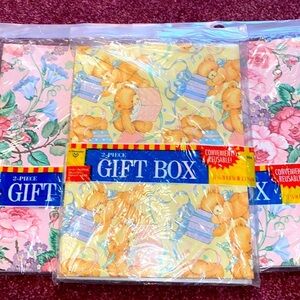 Ambassador vintage gift boxes bundle of three with two in each